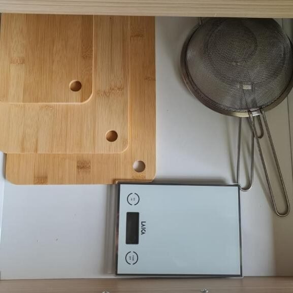 Kuhinjski pripomočki v Apartma Pikabooth Topolšica