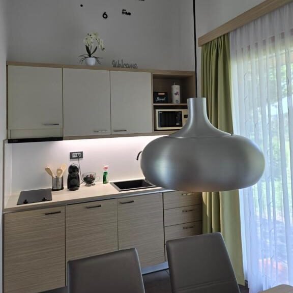 Del kuhinje v Apartmaju Pikabooth Topolšica